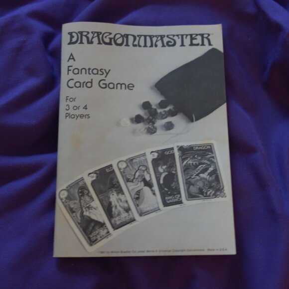 Vintage 1981 Milton Bradley E.S. Lowe Dragonmaster A Fantasy Card Game E2100 - Picture 3 of 16